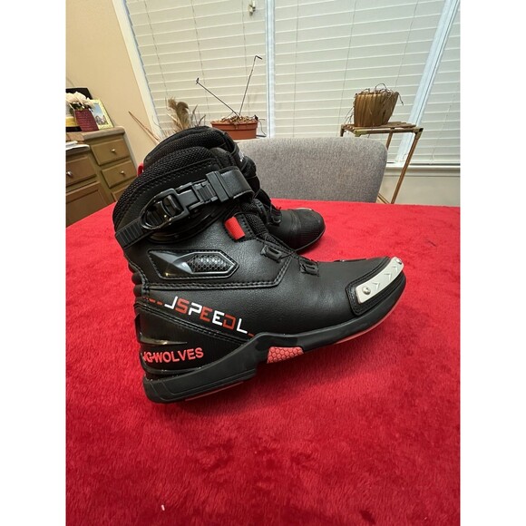 Men Outdoor Cycling Motorcycle Shoes Low-top Breathable Motorcycle Boots Size 8 main image 9